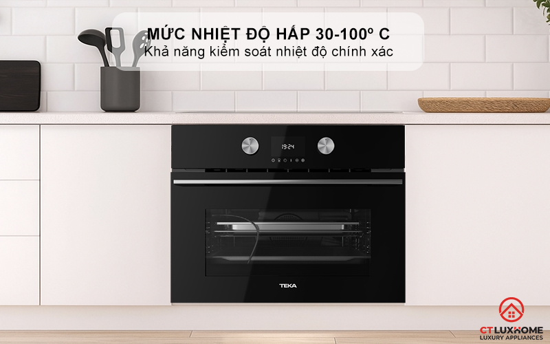 Mức nhiệt độ hấp 30-100º C