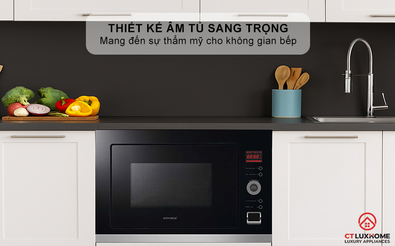 Thiết kế sang trọng mang đến sự thẩm mỹ cho không gian bếp