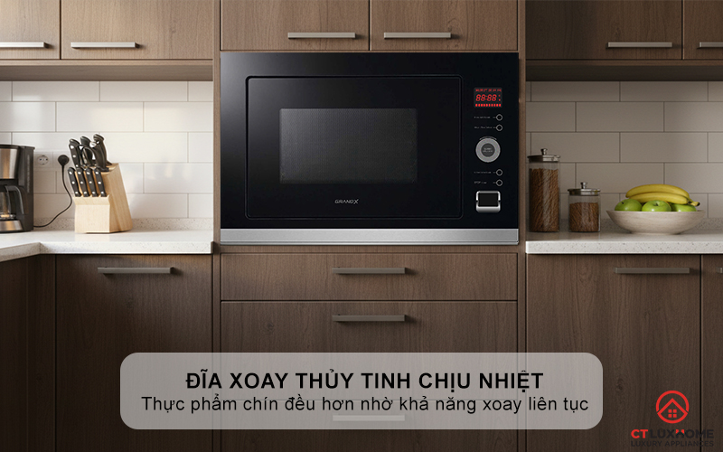 Đĩa xoay thủy tinh chịu nhiệt, đường kính 315mm
