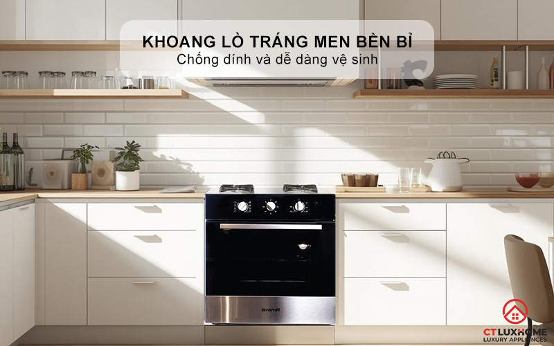 Khoang lò tráng men bền bỉ