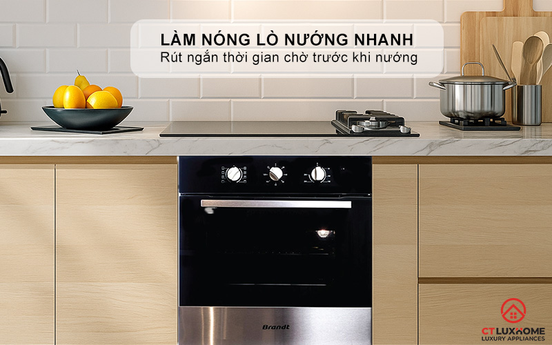 Làm nóng lò nướng nhanh