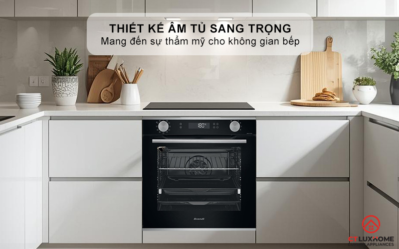 Thiết kế sang trọng mang đến sự thẩm mỹ cho không gian bếp