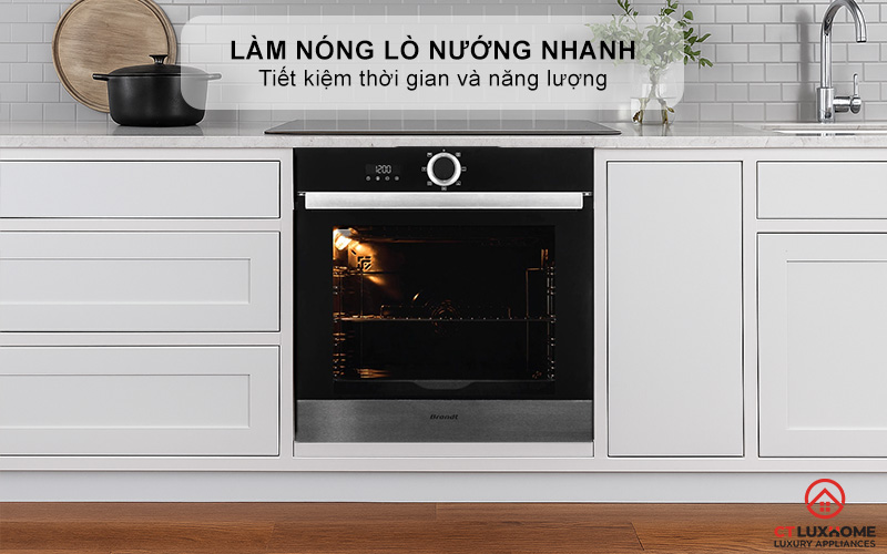 Làm nóng lò nướng nhanh