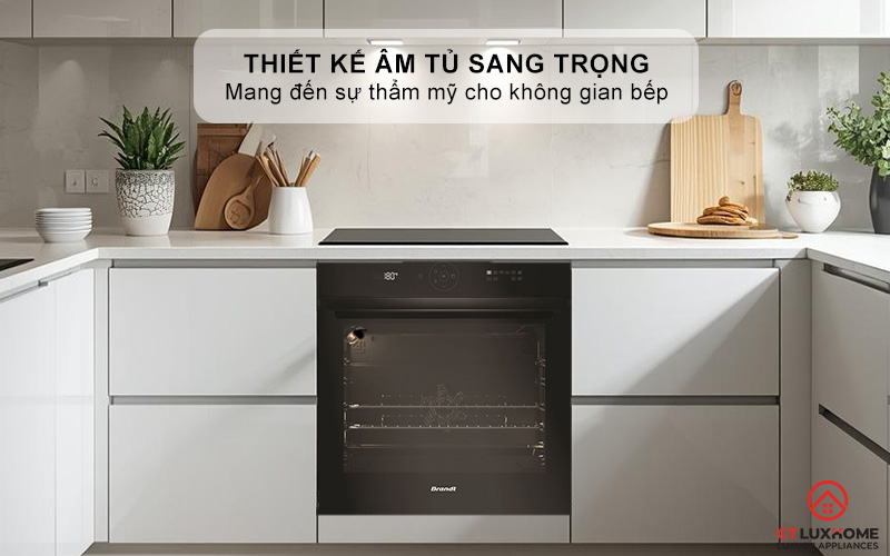 Thiết kế sang trọng mang đến sự thẩm mỹ cho không gian bếp
