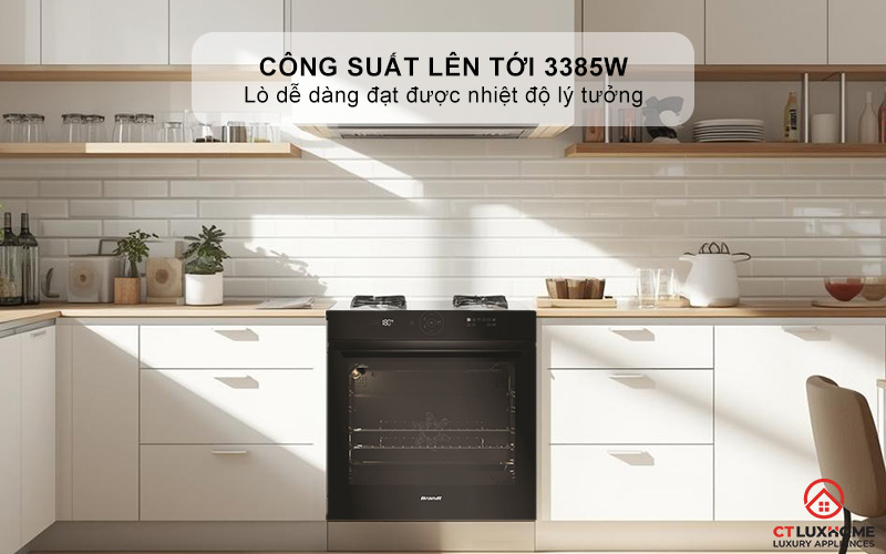 Công suất lên tới 3385W
