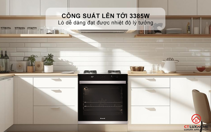 Công suất lên tới 3385W