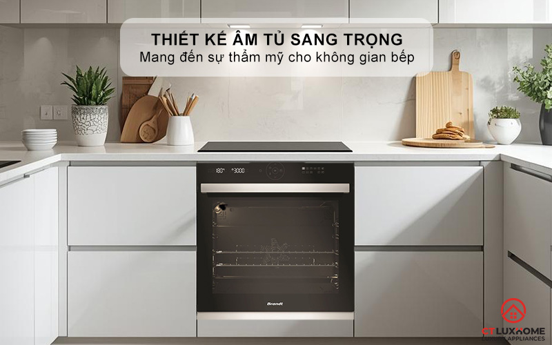 Thiết kế sang trọng mang đến sự thẩm mỹ cho không gian bếp