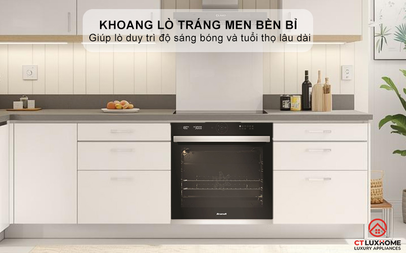 Khoang lò tráng men bền bỉ