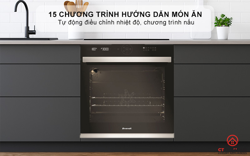Chương trình hướng dẫn nấu ăn với thực đơn 15 món được lập trình sẵn