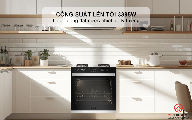 Công suất lên tới 3385W