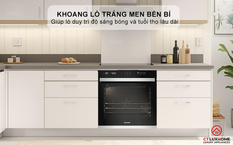 Khoang lò tráng men bền bỉ