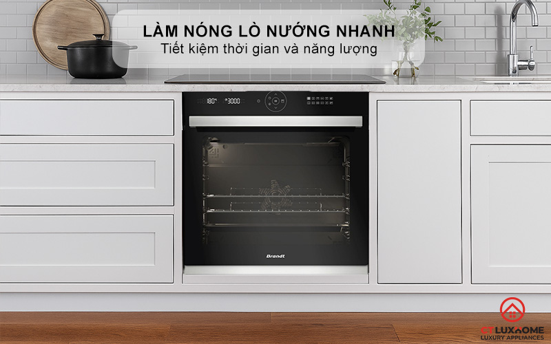 Làm nóng lò nướng nhanh