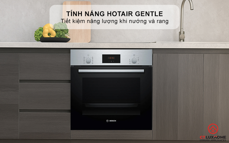 Hotair Gentle - tiết kiệm năng lượng khi nướng và rang