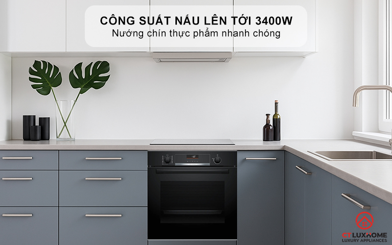 Công suất nấu lên tới 3400W
