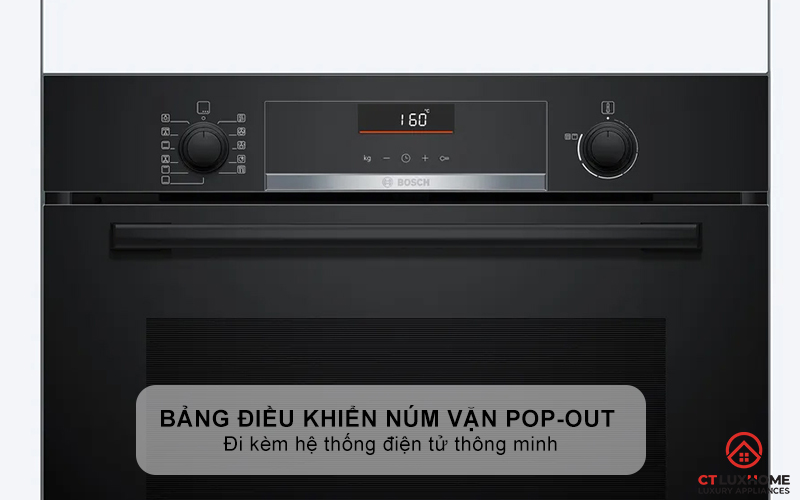 Bảng điều khiển núm vặn Pop-out đi kèm hệ thống điện tử thông minh