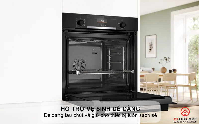 Hỗ trợ vệ sinh dễ dàng với chức năng vệ sinh