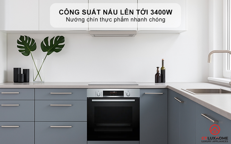 Công suất nấu lên tới 3400W