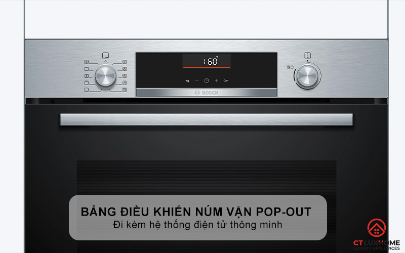 Bảng điều khiển núm vặn Pop-out đi kèm hệ thống điện tử thông minh