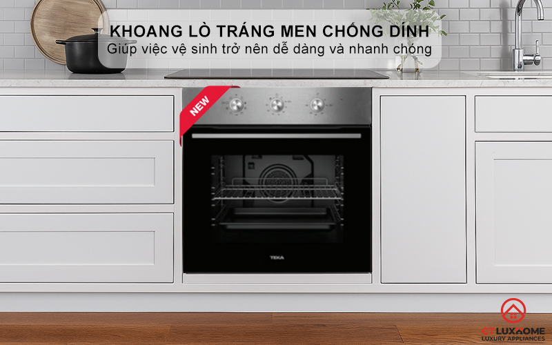 Khoang lò tráng men chống dính