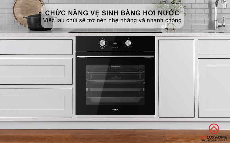 Chức năng vệ sinh bằng hơi nước Hydroclean PRO