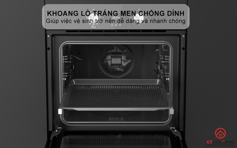 Khoang lò tráng men chống dính