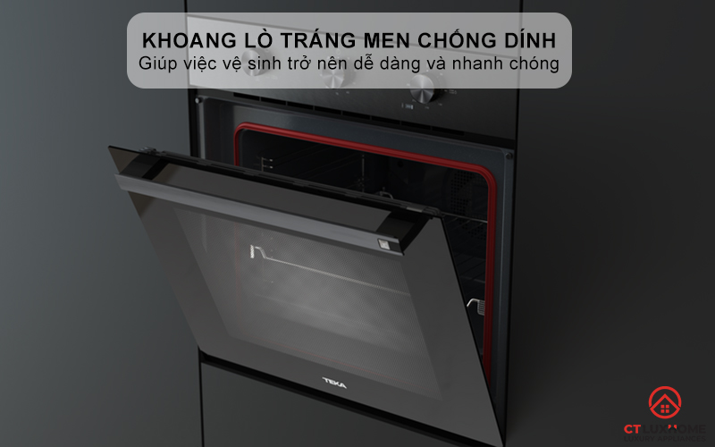Khoang lò tráng men chống dính