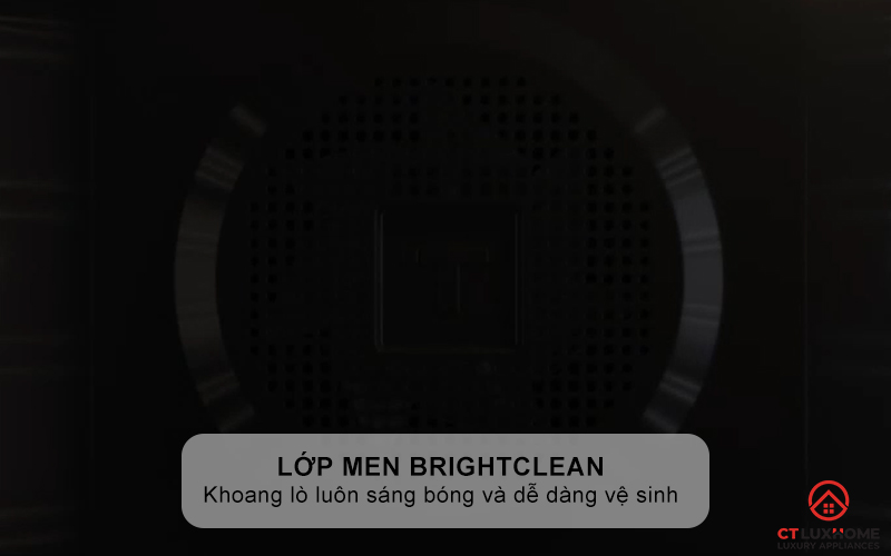 Lớp men BrightClean siêu bền, dễ vệ sinh