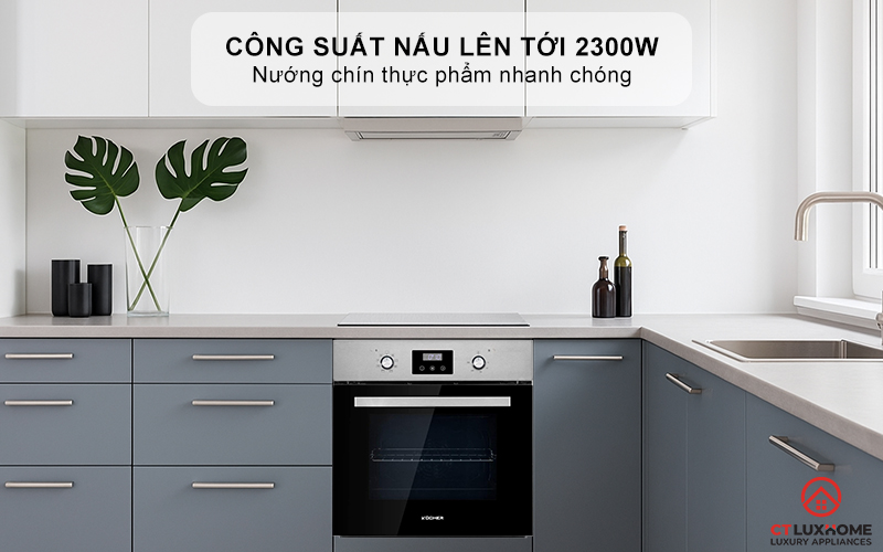 Công suất nấu lên tới 2300W