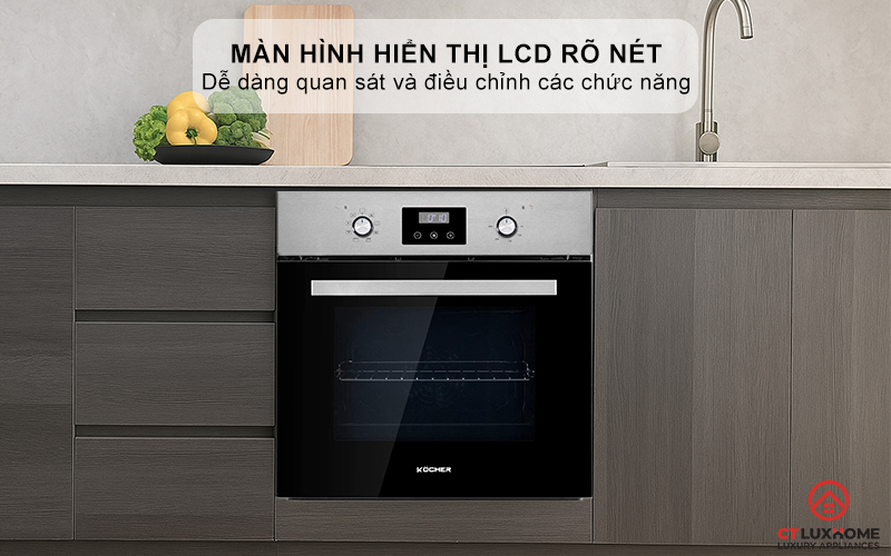 Màn hình hiển thị LCD rõ nét