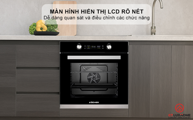 Màn hình hiển thị LCD rõ nét