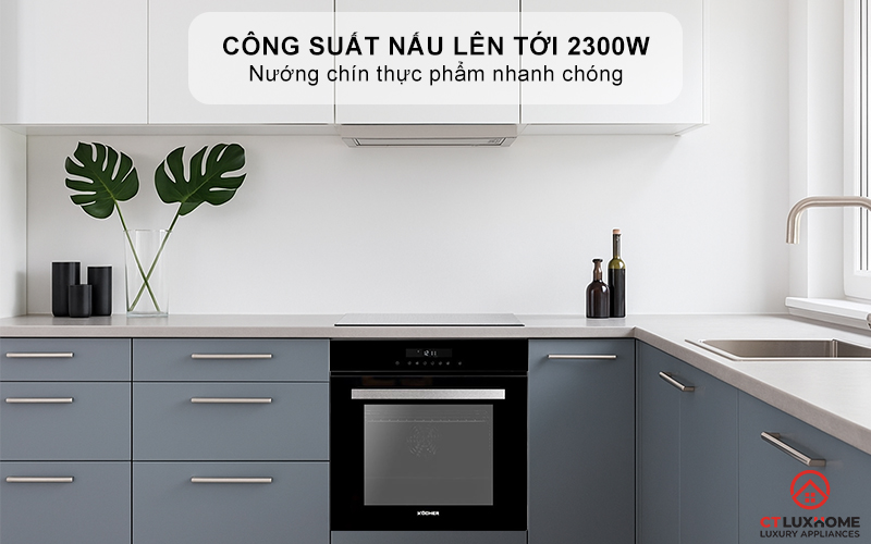 Công suất nấu lên tới 2300W