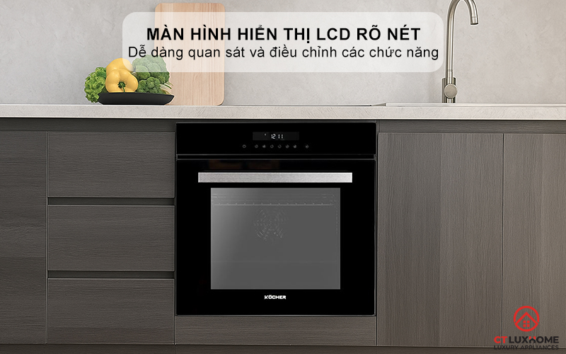 Màn hình hiển thị LCD rõ nét
