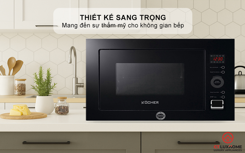 Thiết kế sang trọng mang đến sự thẩm mỹ cho không gian bếp