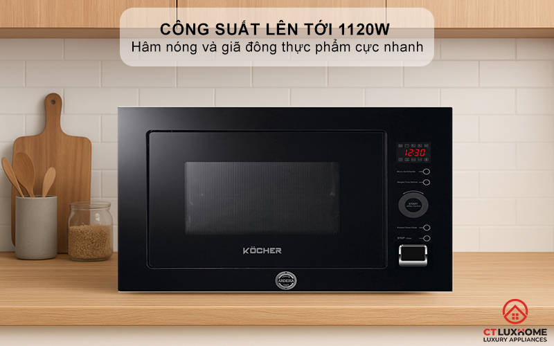 Công suất lên tới 1120W