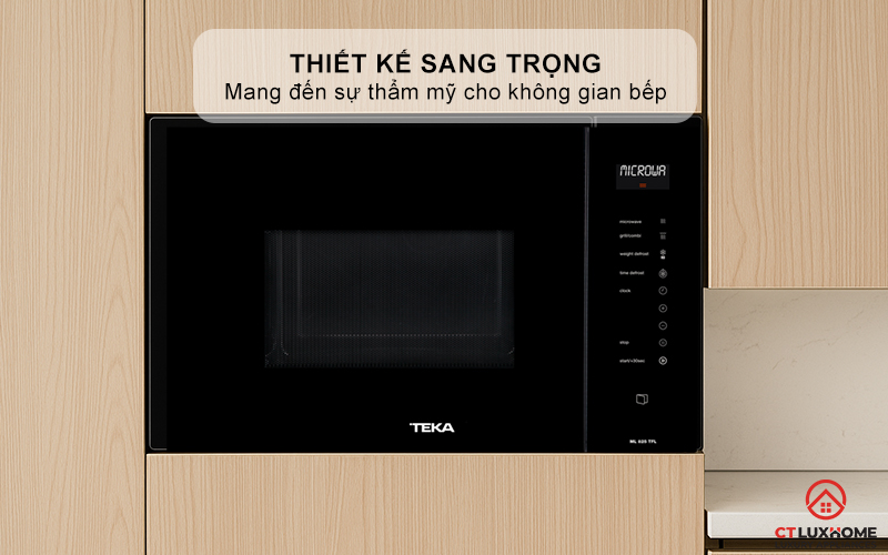 Thiết kế sang trọng mang đến sự thẩm mỹ cho không gian bếp