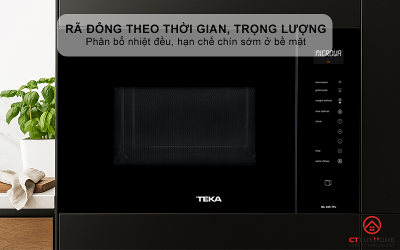 Rã đông theo thời gian và trọng lượng
