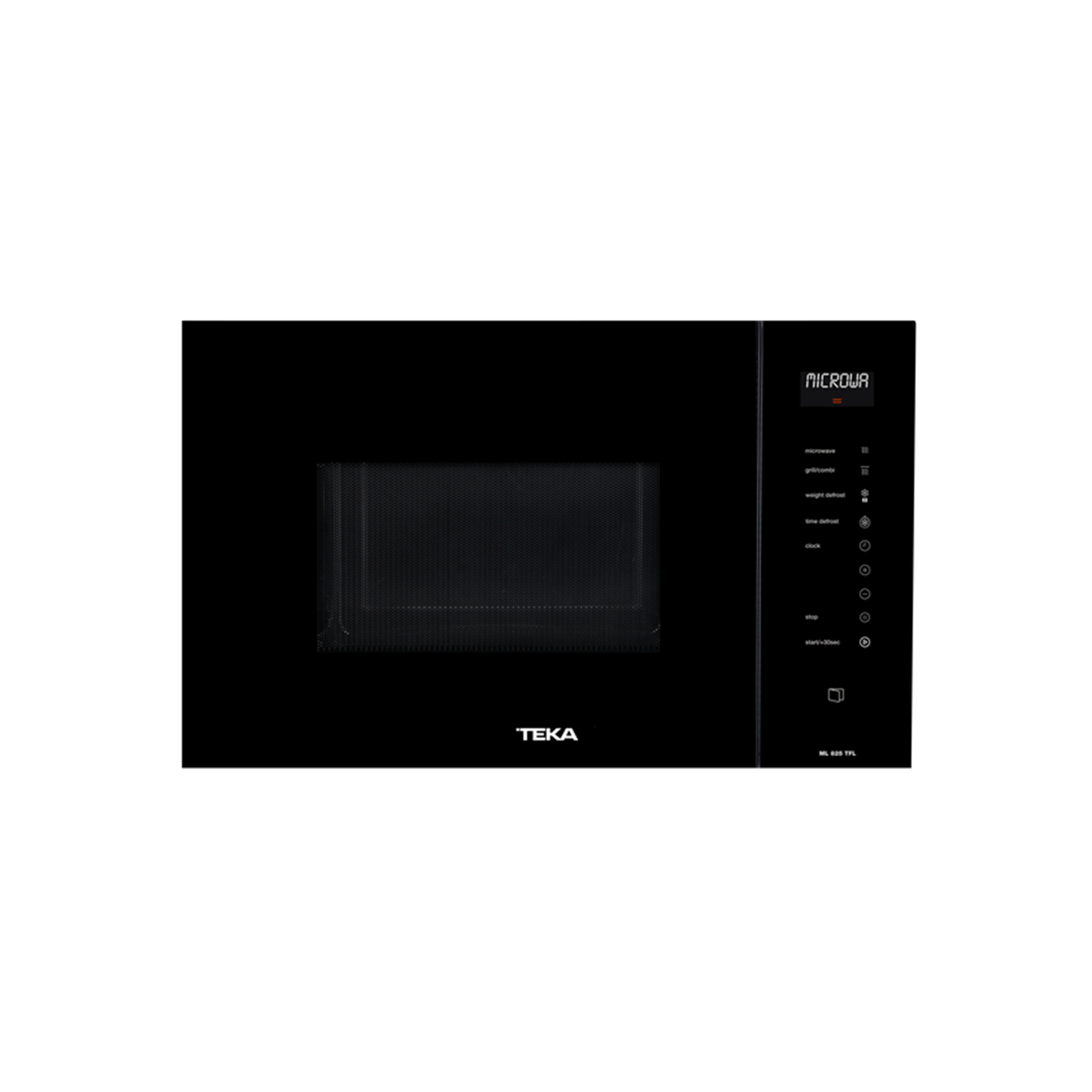 LÒ VI SÓNG KẾT HỢP NƯỚNG ÂM TỦ TEKA ML 825 TFL BK 25L MÀU ĐEN ML825TFLBK