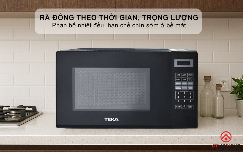 Rã đông theo thời gian và trọng lượng
