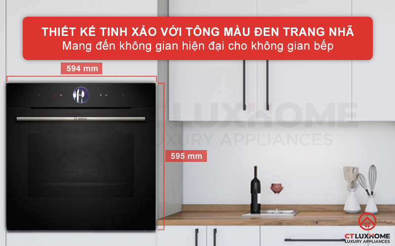 LÒ NƯỚNG KÈM HẤP BOSCH HSG7361B1 SERIES 8 CAO CẤP 1