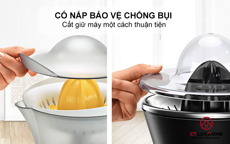 Có nắp bảo vệ chống bụi và cất giữ tiện lợi