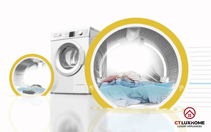 Công nghệ ActiveWater giúp tối ưu lượng nước giặt.