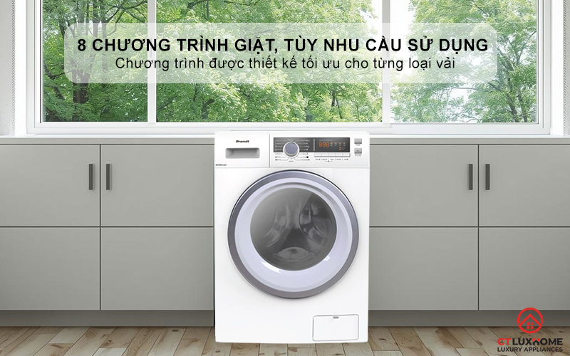 20 Chương trình giặt sấy, tùy nhu cầu sử dụng