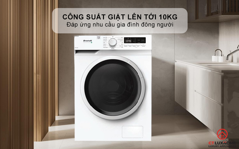 Công suất giặt tự động từ 1 đến 10kg