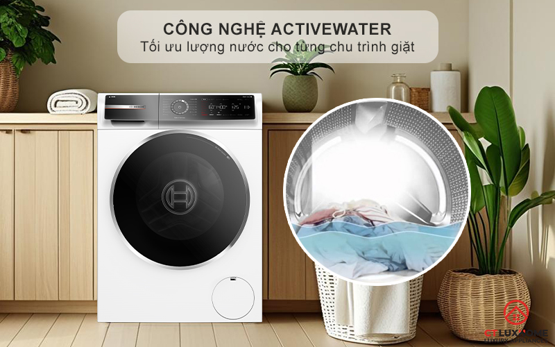 Tối ưu lượng nước từng chu trình nhờ công nghệ ActiveWater