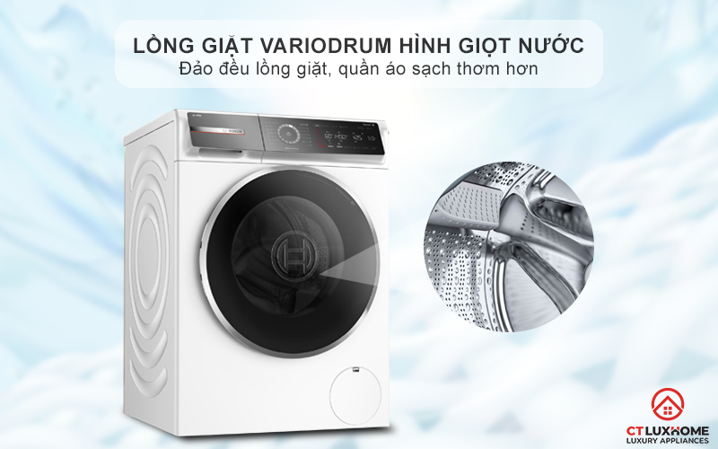 Lồng giặt VarioDrum và đèn chiếu sáng tiện lợi