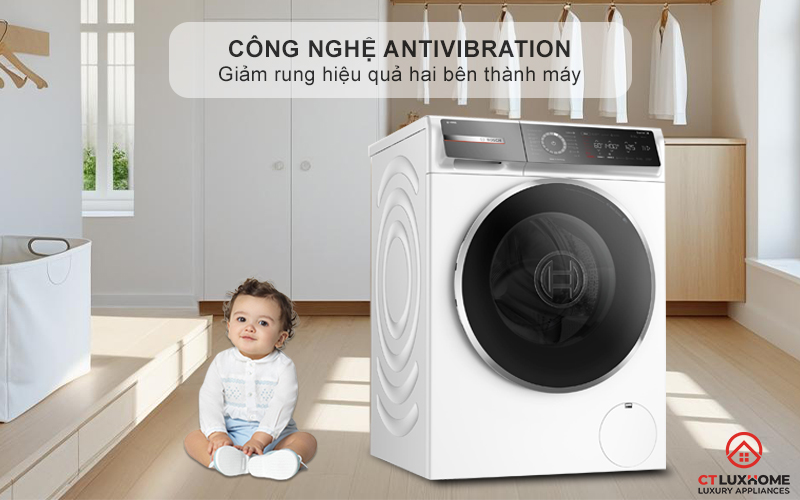 Giảm rung hai bên thành máy nhờ công nghệ AntiVibration