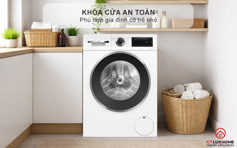 Khóa cửa an toàn - Phù hợp gia đình có trẻ nhỏ
