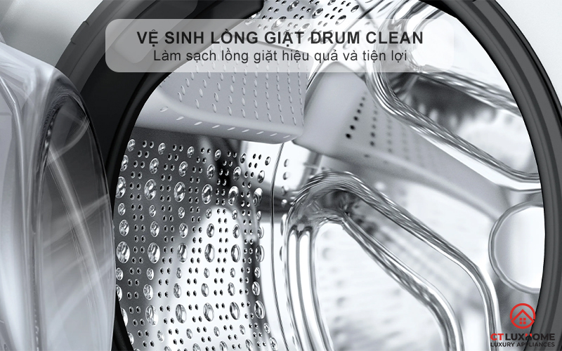 Tính năng vệ sinh lồng giặt Drum Clean