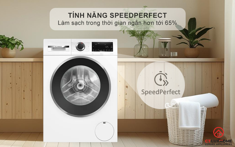 Tính năng SpeedPerfect - Tiết kiệm tối đa thời gian giặt đồ