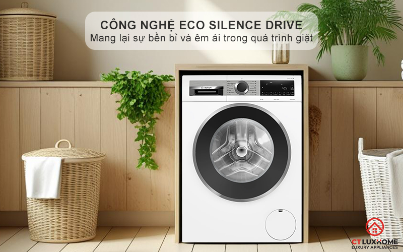 Máy giặt bền bỉ và cực kỳ êm ái với công nghệ Eco Silence Drive